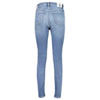 Calvin Klein Blue Cotton Women Jeans