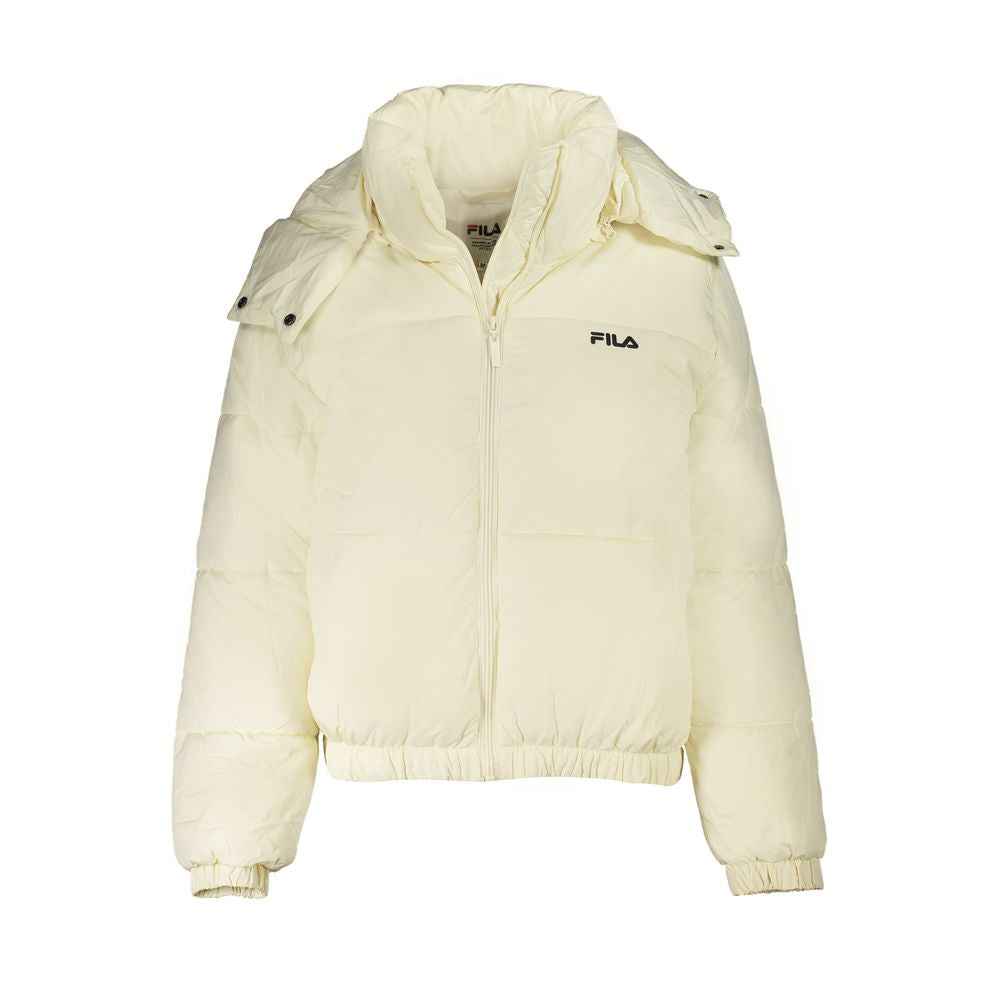 Fila Beige Polyester Jackets & Coat