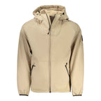 Napapijri Beige Recycled Polyester Men Jacket