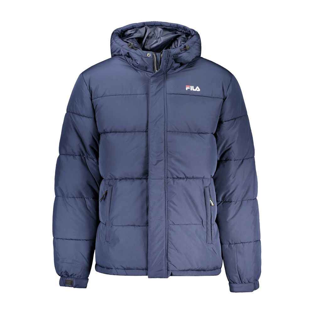 Fila Blue Polyester Men Jacket