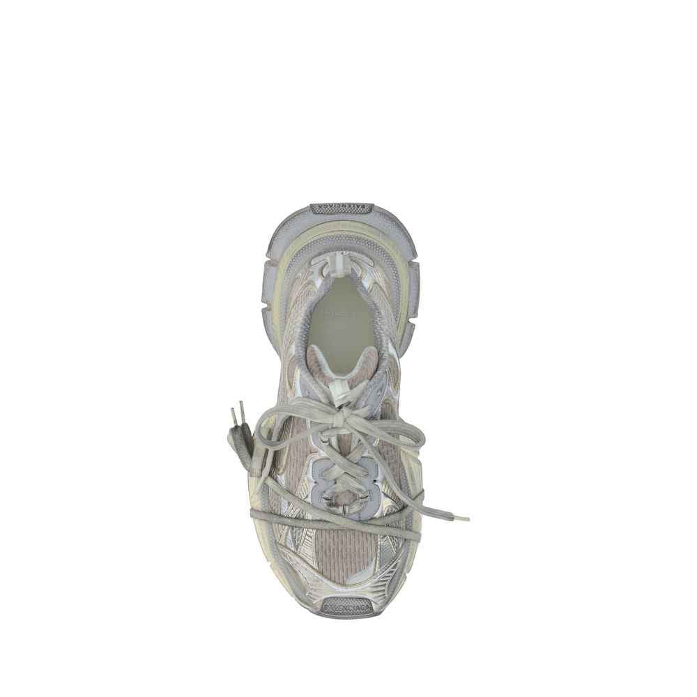 Balenciaga Gray Polyester Athletic Sneakers