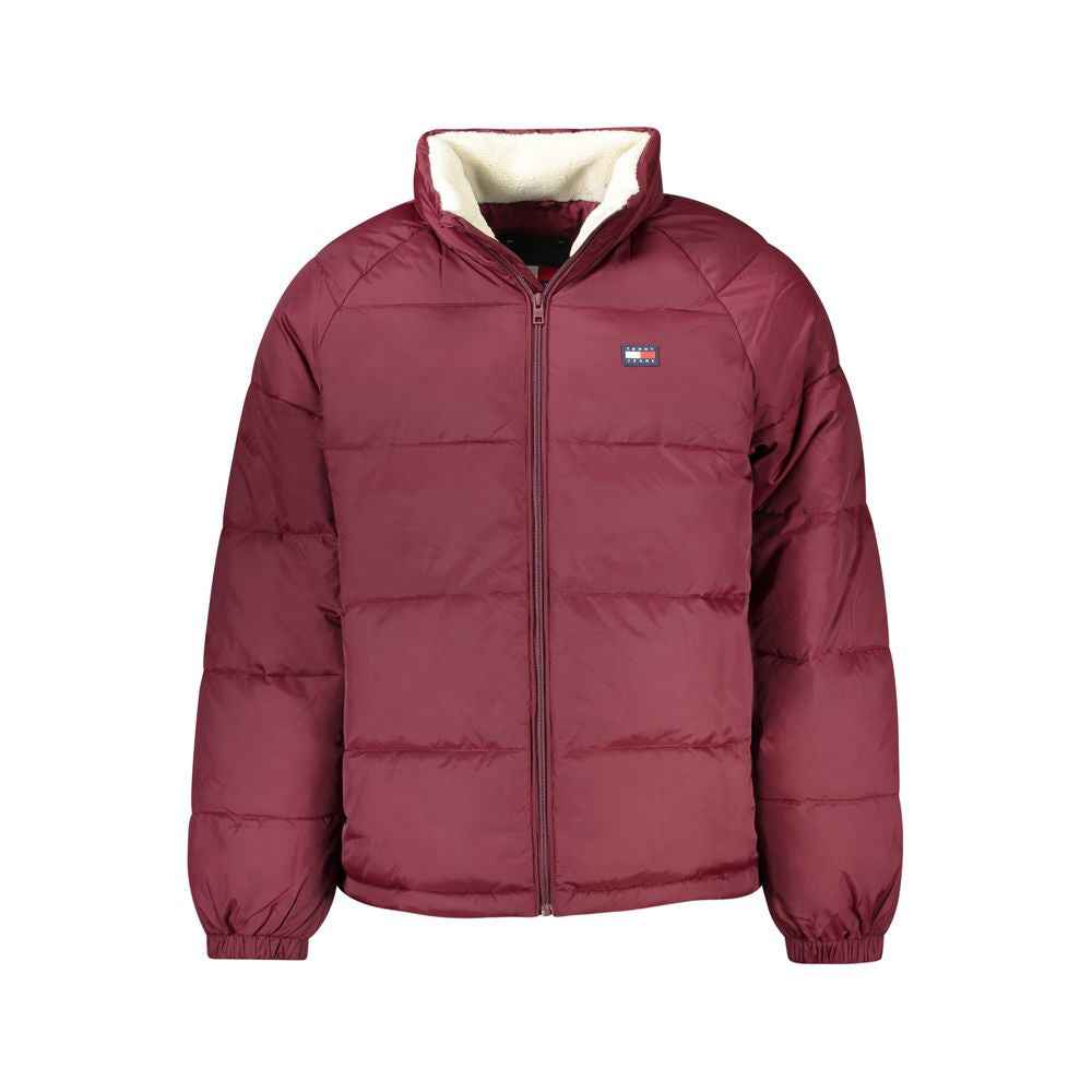 Tommy Hilfiger Red Recycled Polyester Men Jacket