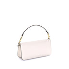 Valentino Garavani White Calf Leather Bos Taurus Shoulder Bag