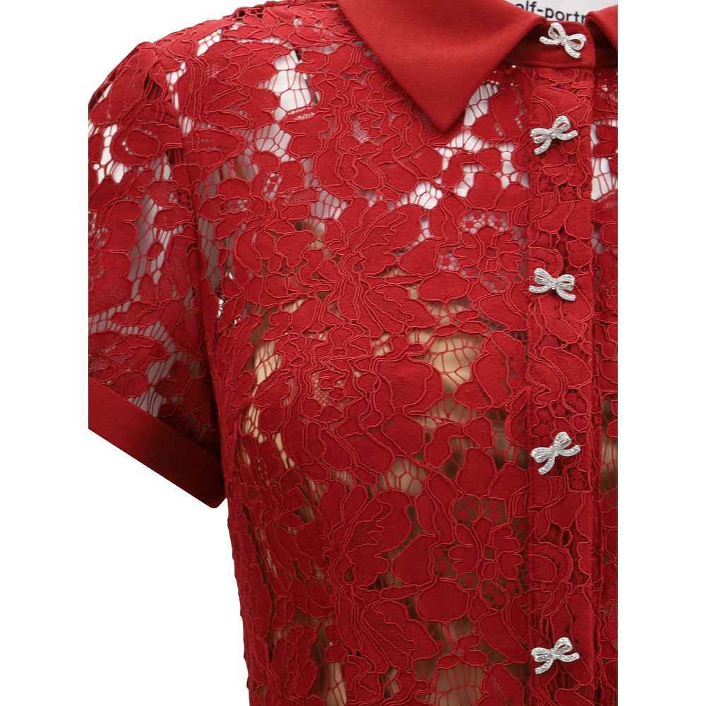 Self-Portrait Lace midi Dress