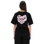 Comme Des Fuckdown Black Cotton Women T-Shirt