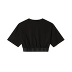 Comme Des Fuckdown Black Cotton Women T-Shirt