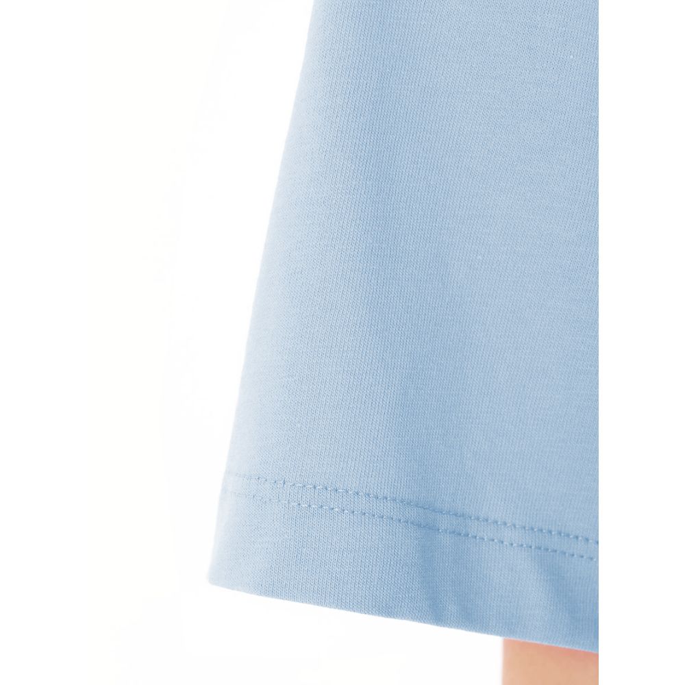 Comme Des Fuckdown Blue Cotton Women T-Shirt