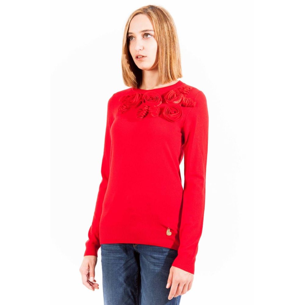 Love Moschino Red Polyester Sweater