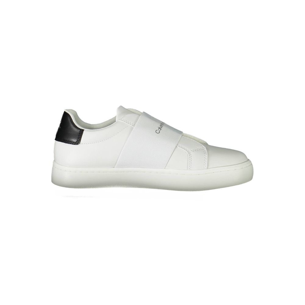 Calvin Klein White Polyester Sneaker