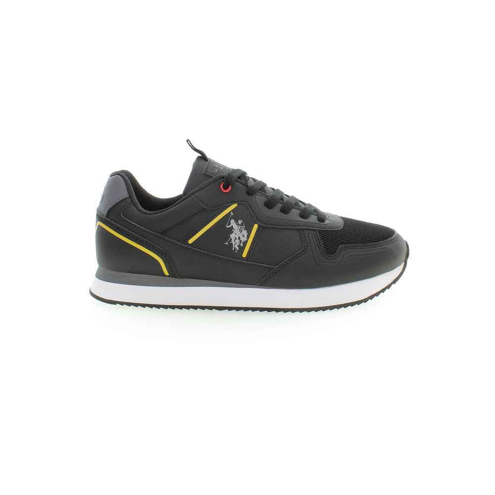 U.S. POLO ASSN. Black Polyester Sneaker