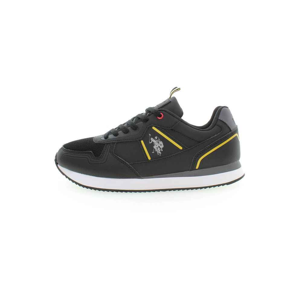 U.S. POLO ASSN. Black Polyester Sneaker