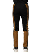 Dolce & Gabbana Multicolor Cotton Slim Fit Men Pants