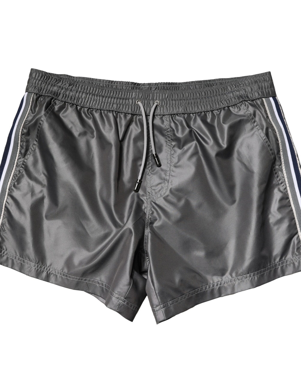 Dolce & Gabbana Gray Polyester Mid Waist Casual Bermuda Shorts