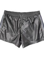 Dolce & Gabbana Gray Polyester Mid Waist Casual Bermuda Shorts