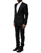 Dolce & Gabbana Blue MARTINI Wool Formal 2 Piece Suit