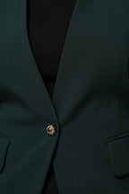 Maison Margiela Green Single Breasted One Button Coat Jacket
