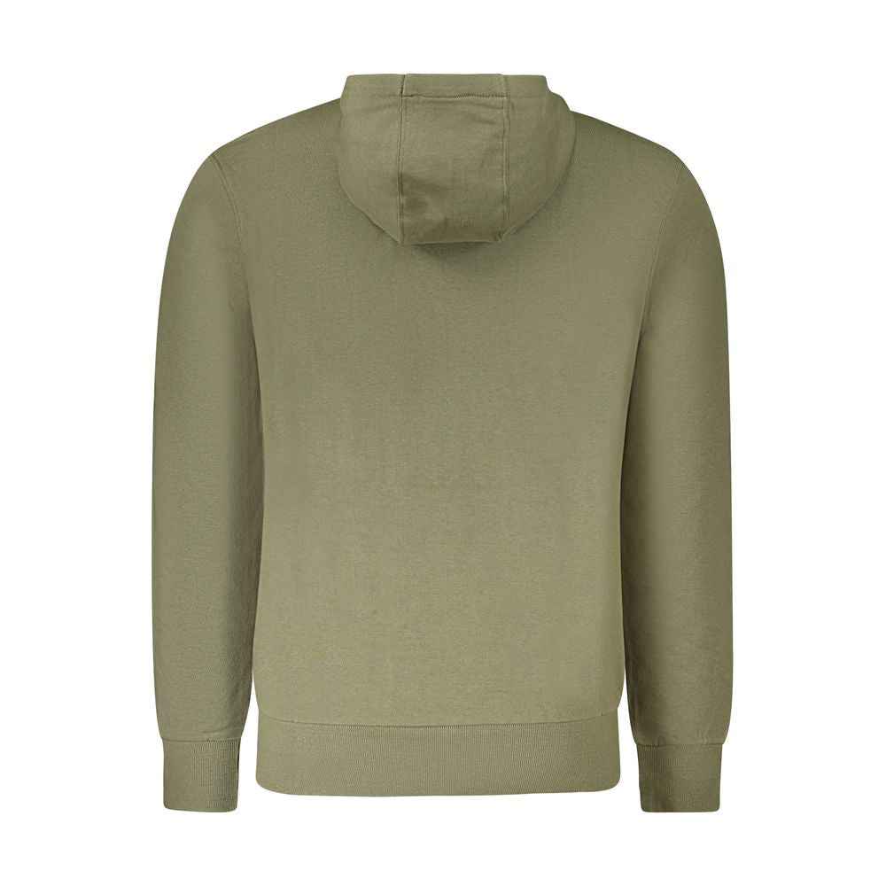 North Sails Green Cotton Men's Hooded Sweater