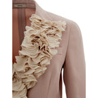 Lardini Gray Polyester Coat