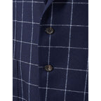 Malo Blue Wool Blazer