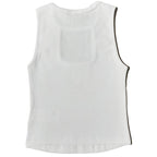 Comme Des Fuckdown White Cotton Women Top