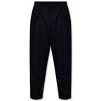 Balmain Black Cotton Jeans & Pant