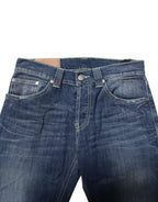 Dondup Blue Washed Skinny Fit Casual Men Denim Jeans
