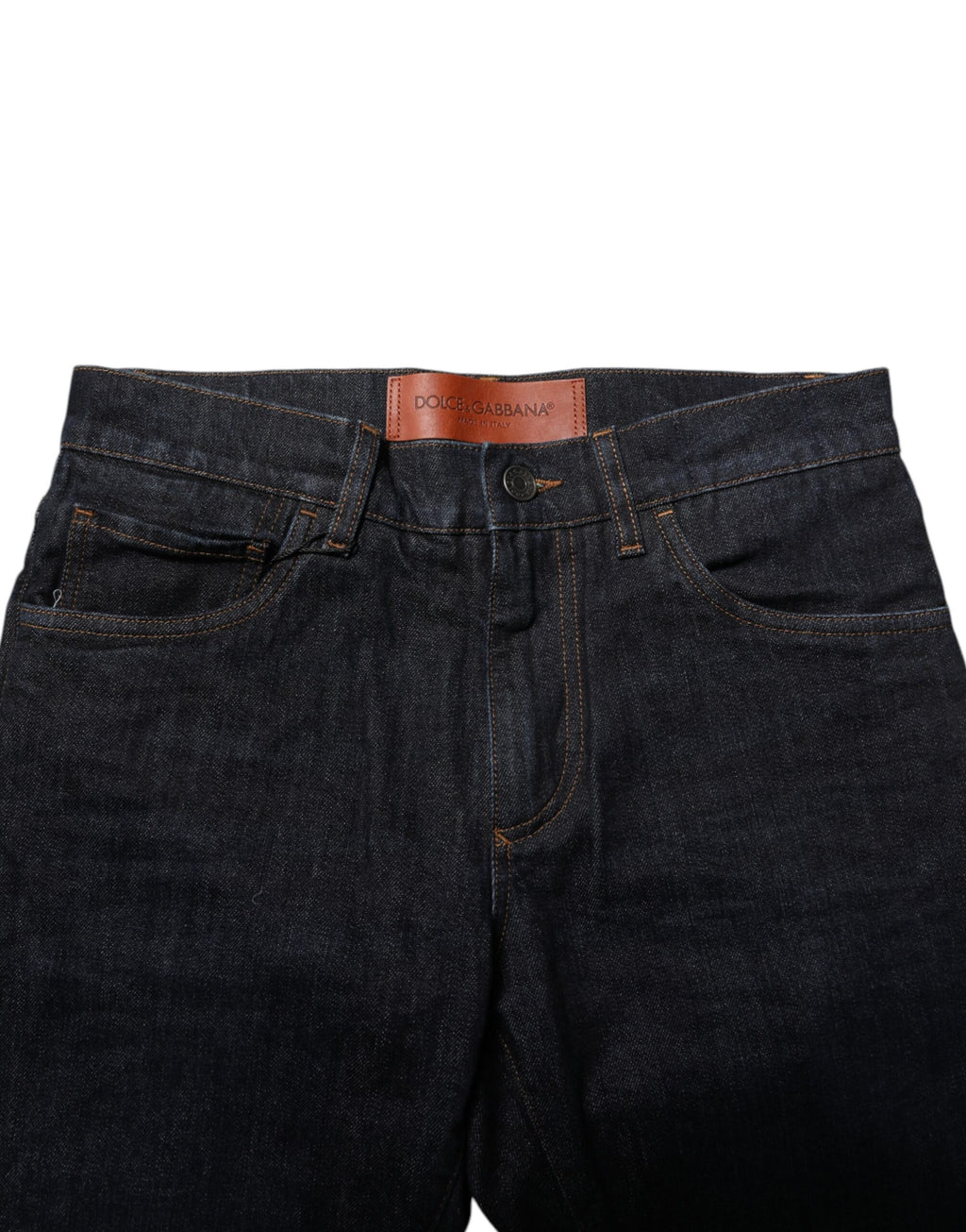 Dolce & Gabbana Black Cotton Skinny Denim Men Jeans