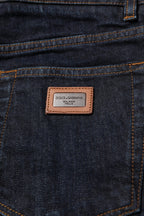 Dolce & Gabbana Black Cotton Skinny Denim Men Jeans