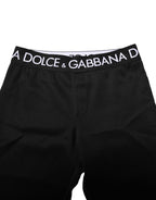 Dolce & Gabbana Black Nylon Skinny Men Jogger Pants