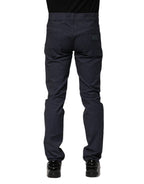 Dolce & Gabbana Dark Blue Cotton Skinny Denim Jeans