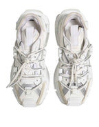 Dolce & Gabbana White Gray Low Top Space Sneakers Shoes