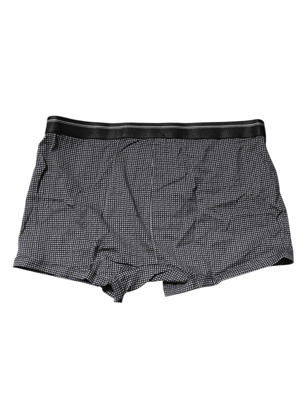 Dolce & Gabbana Gray Printed Cotton Boxer Short Underwear