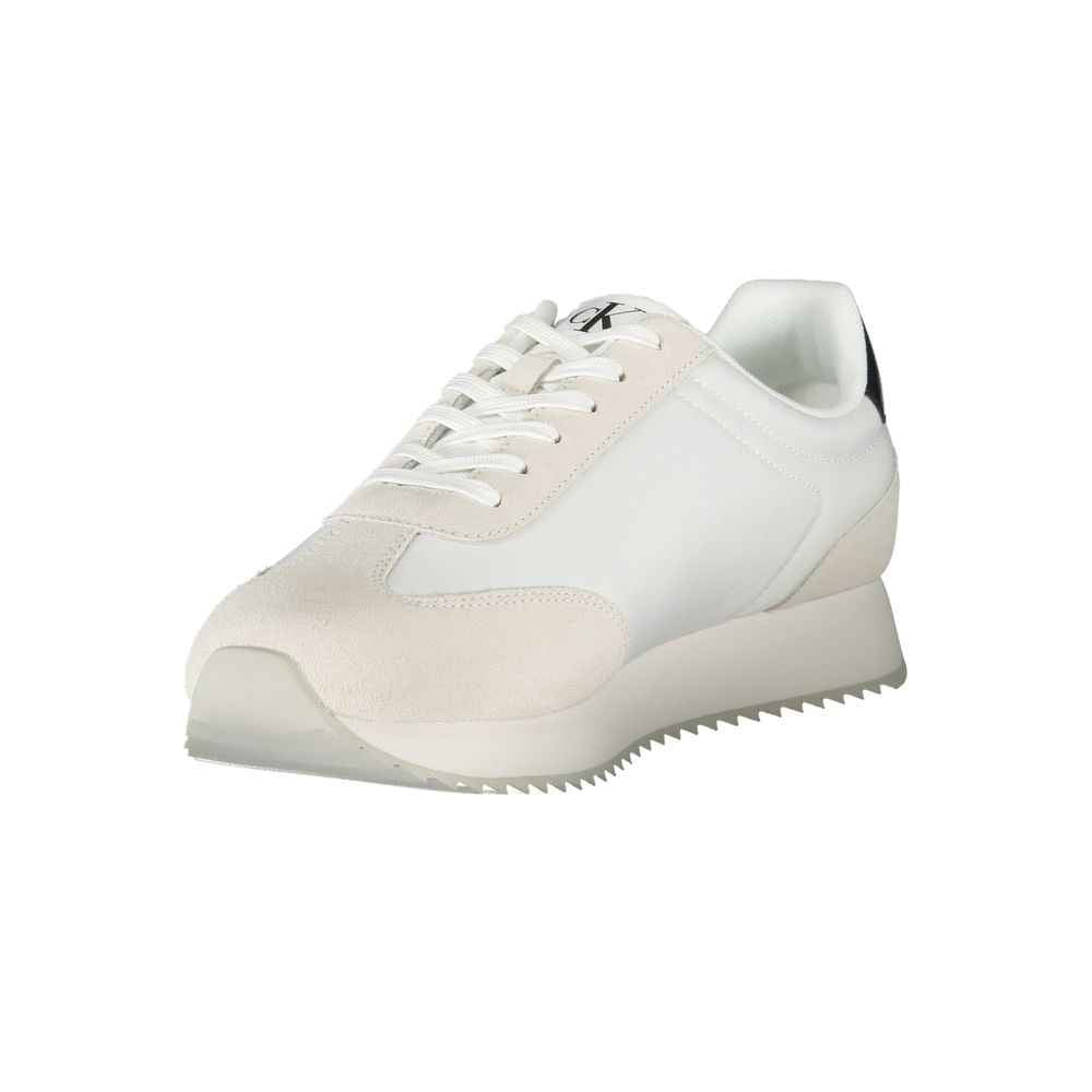 Calvin Klein White Leather Men Sneaker