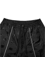 Dolce & Gabbana Black Cotton Straight Jogger Sweatpants Pants