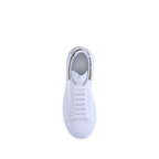 Alexander McQueen White Calf Leather Bos Taurus Platform Sneakers