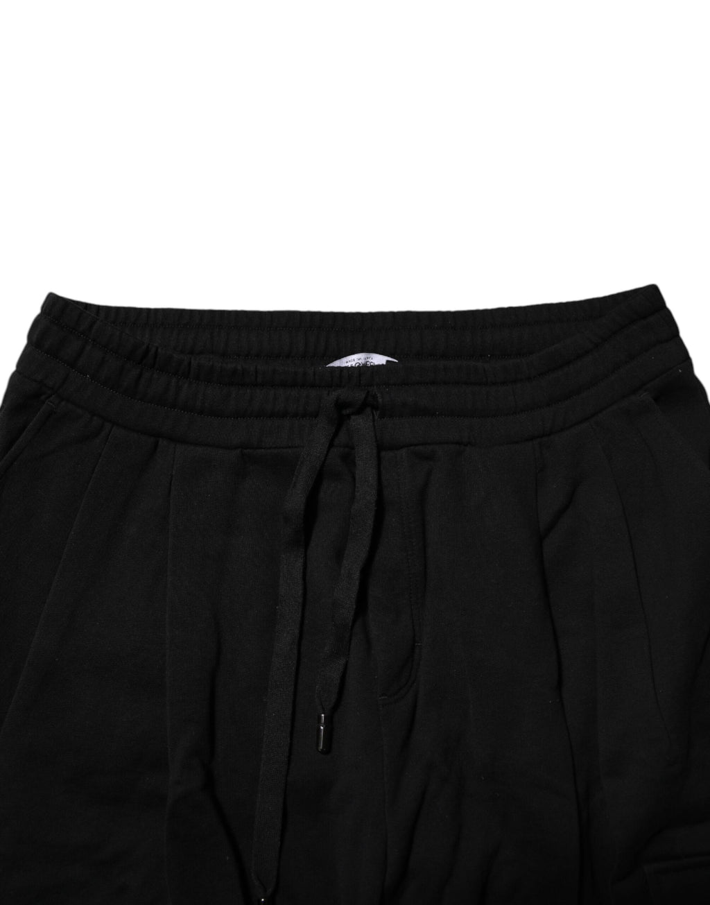 Dolce & Gabbana Black Cotton Logo Jogger Sweatpants Pants