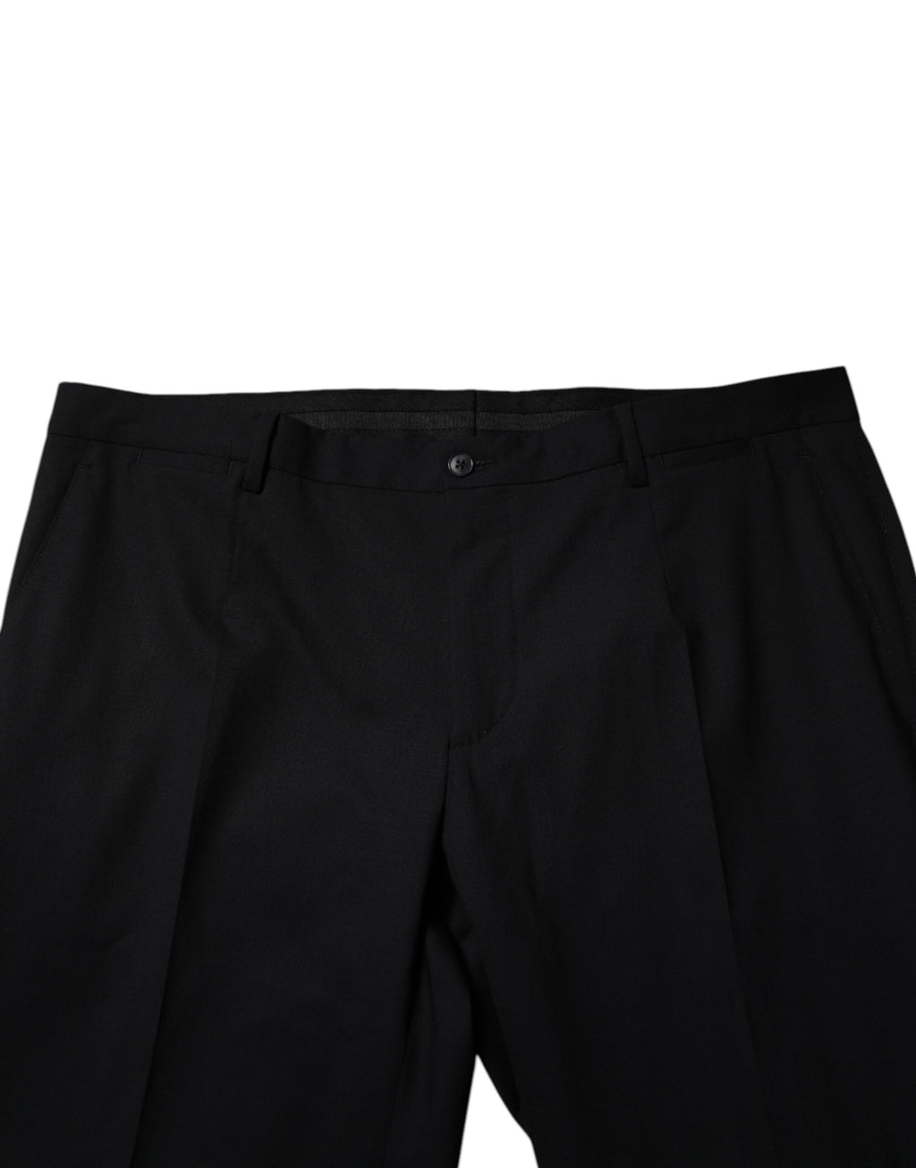 Dolce & Gabbana Black Wool Formal Dress Pants