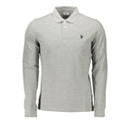 U.S. POLO ASSN. Gray Cotton Polo Shirt