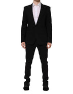 Dolce & Gabbana Black MARTINI Single Breasted 2 Piece Suit