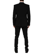 Dolce & Gabbana Black MARTINI Single Breasted 2 Piece Suit