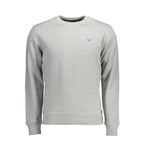 North Sails Gray Cotton Men Sweater