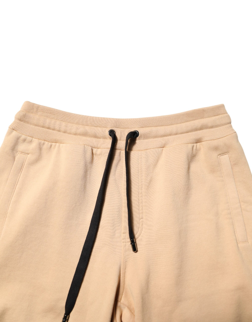 Dolce & Gabbana Yellow Cotton Men Bermuda Sweatshorts Shorts