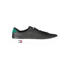 Tommy Hilfiger Black Polyester Sneaker