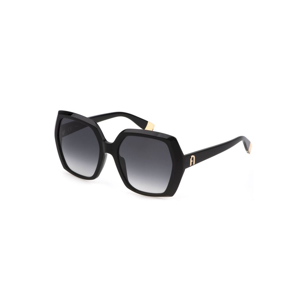 Furla Black Acetate Women Sunglasses