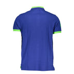 Scuola Nautica Blue Cotton Polo Shirt