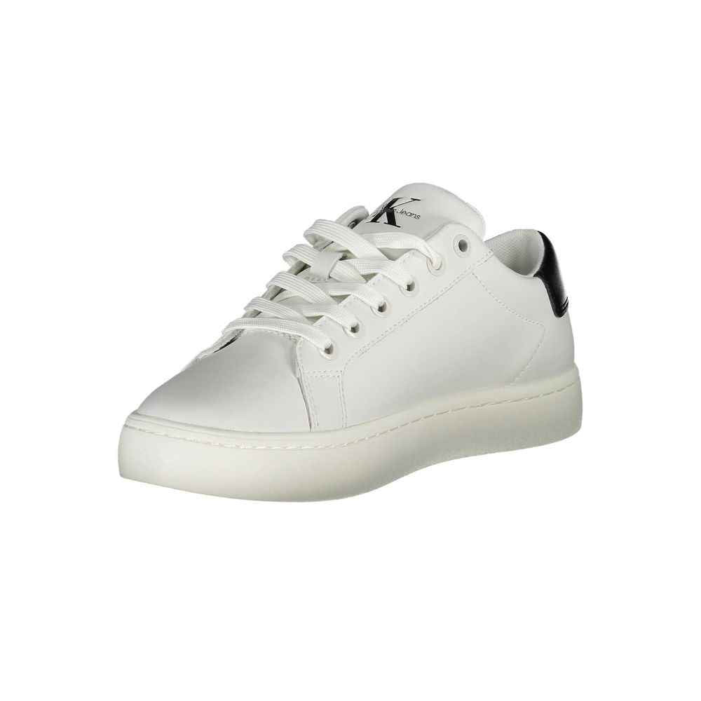 Calvin Klein White Polyester Sneaker