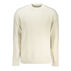 Calvin Klein White Cotton Sweater