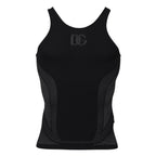 Dolce & Gabbana Black Nylon Sleeveless Underwear Tank T-shirt