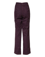 BENCIVENGA Purple High Waisted Tapered Pants