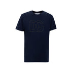 Dolce & Gabbana Blue Cotton T-Shirt